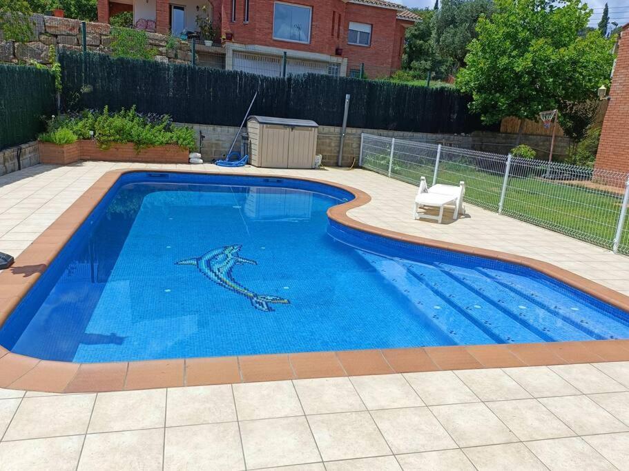 Casa Con Jardin Y Piscina Privada. Villa Santa Eulalia de Ronsaná Exterior foto